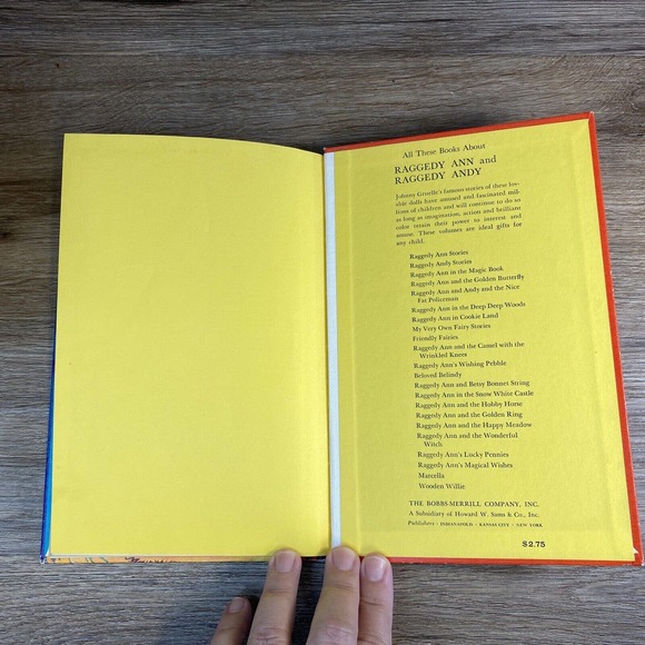 2 Lot Raggedy Ann in Cookie Land & Raggedy Ann Stories Books Johnny Gruelle 60’s - Picture 8 of 16